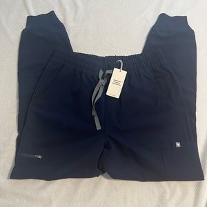 Figs Uman Relaxed Fit HW Joggers Navy Blue